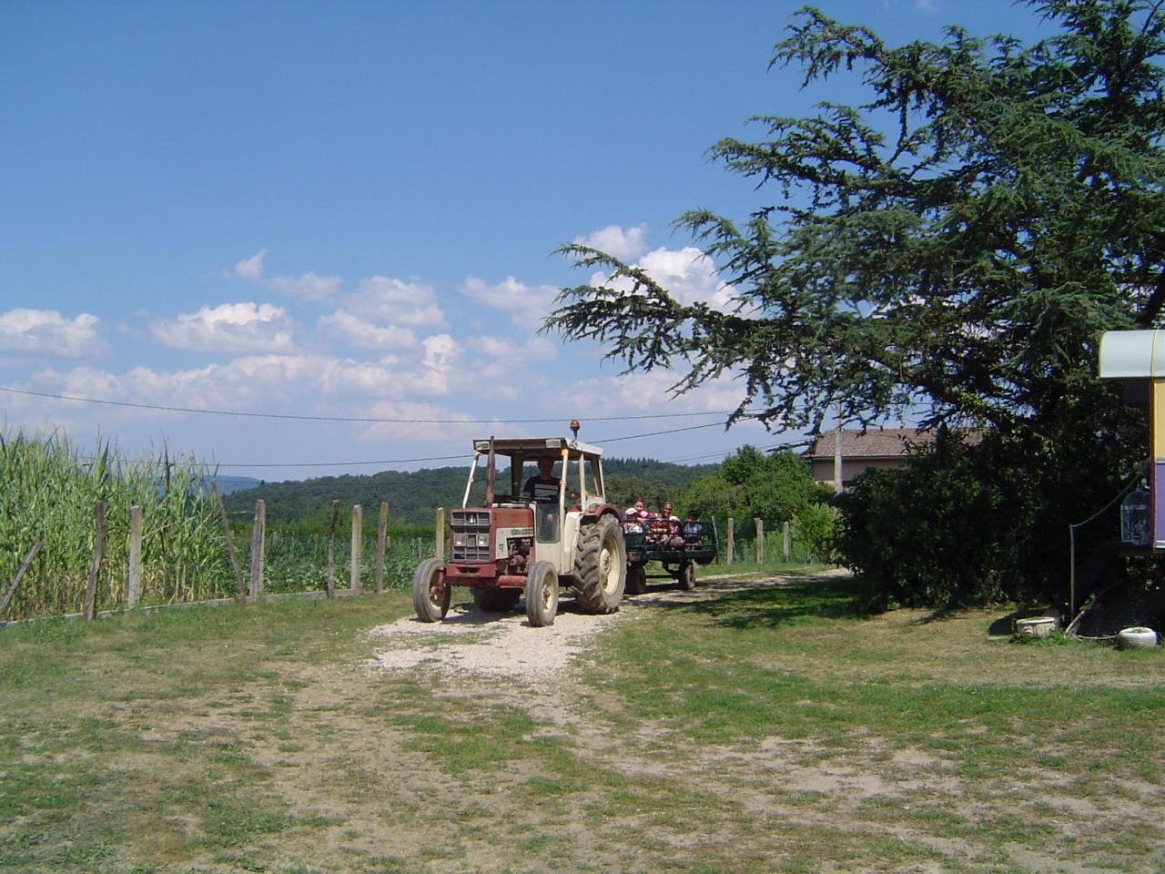 Balade en tracteur