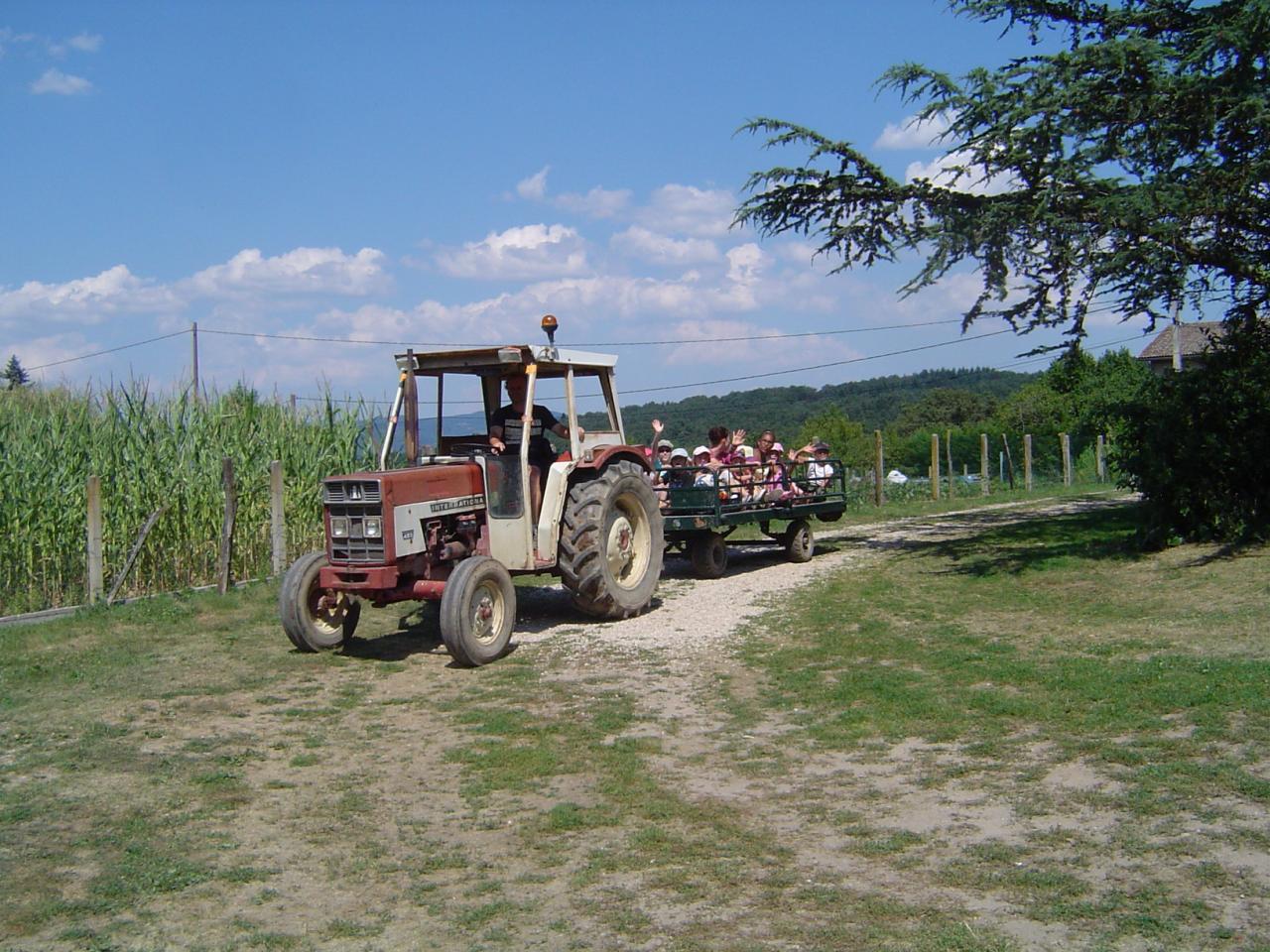 Balade en tracteur