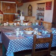 Salle des petits déj. à la ferme